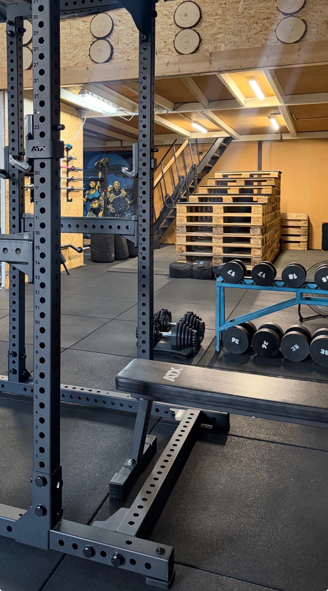 De trainingsloods van Barbells & Bootcamp in Vlissingen
